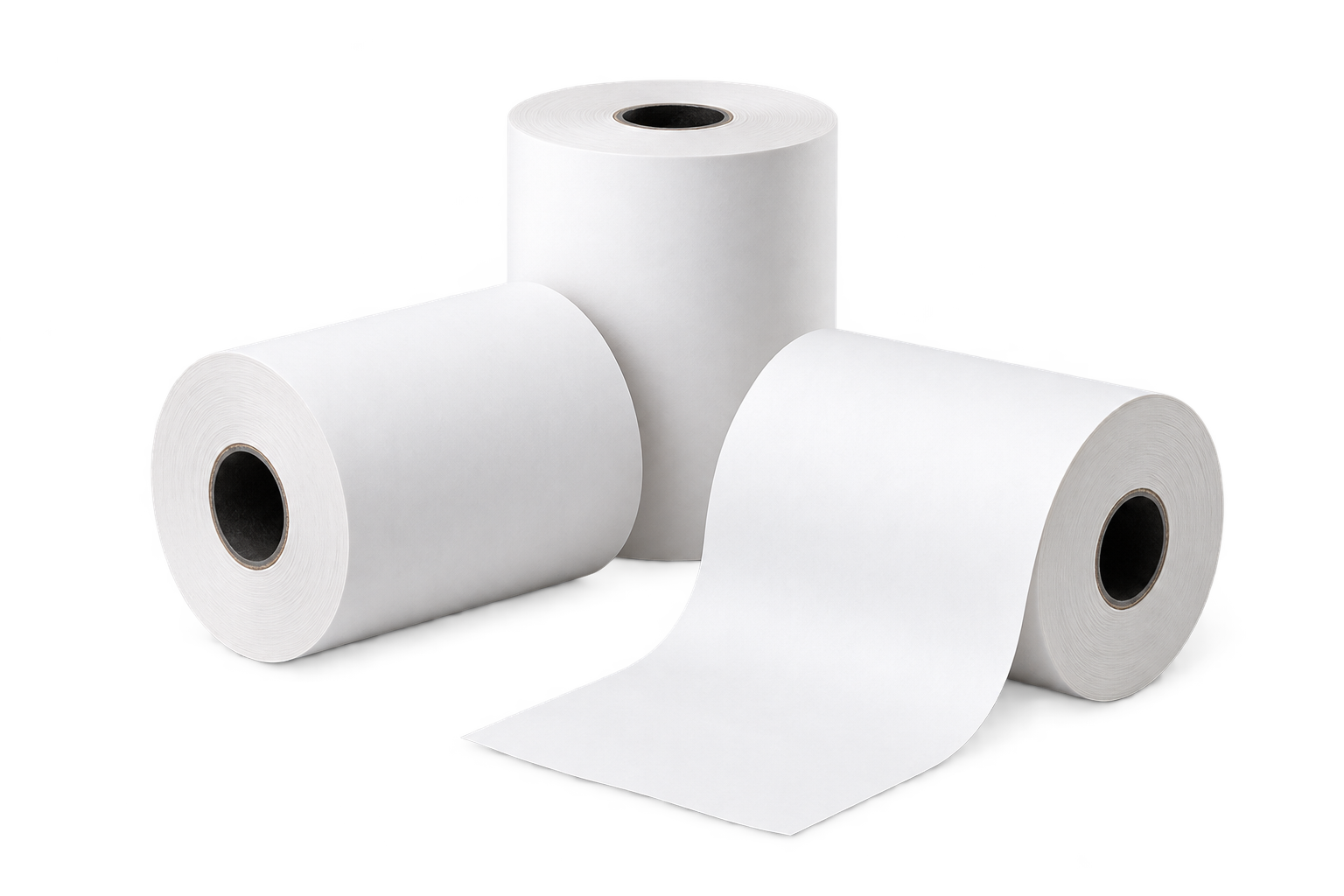 Rouleaux de papier thermique pour tickets et reçus